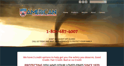 Desktop Screenshot of americanstormshelters.com
