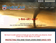 Tablet Screenshot of americanstormshelters.com